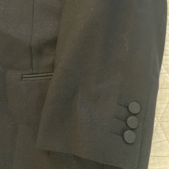 VESTIMENTA Made in Italy Vintage Peak Lapel Tuxedo Jacket in Black Size 42 R - Picture 2 of 8